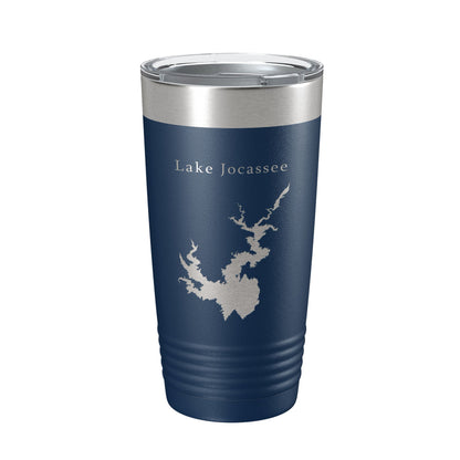 Lake Jocassee Map Tumbler Travel Mug Insulated Laser Engraved Coffee Cup North South Carolina 20 oz-8