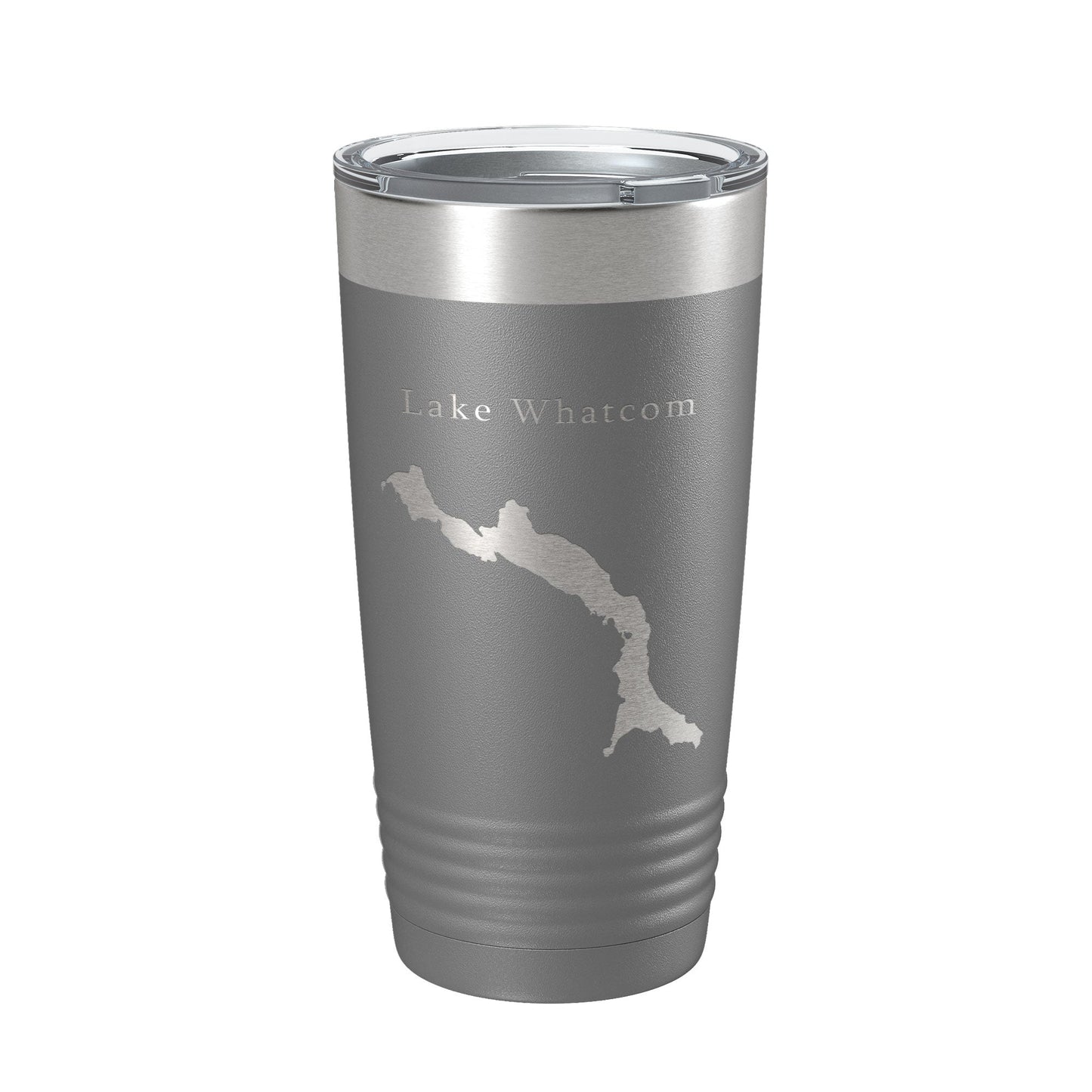 Lake Whatcom Map Tumbler Travel Mug Insulated Laser Engraved Coffee Cup Washington 20 oz-16