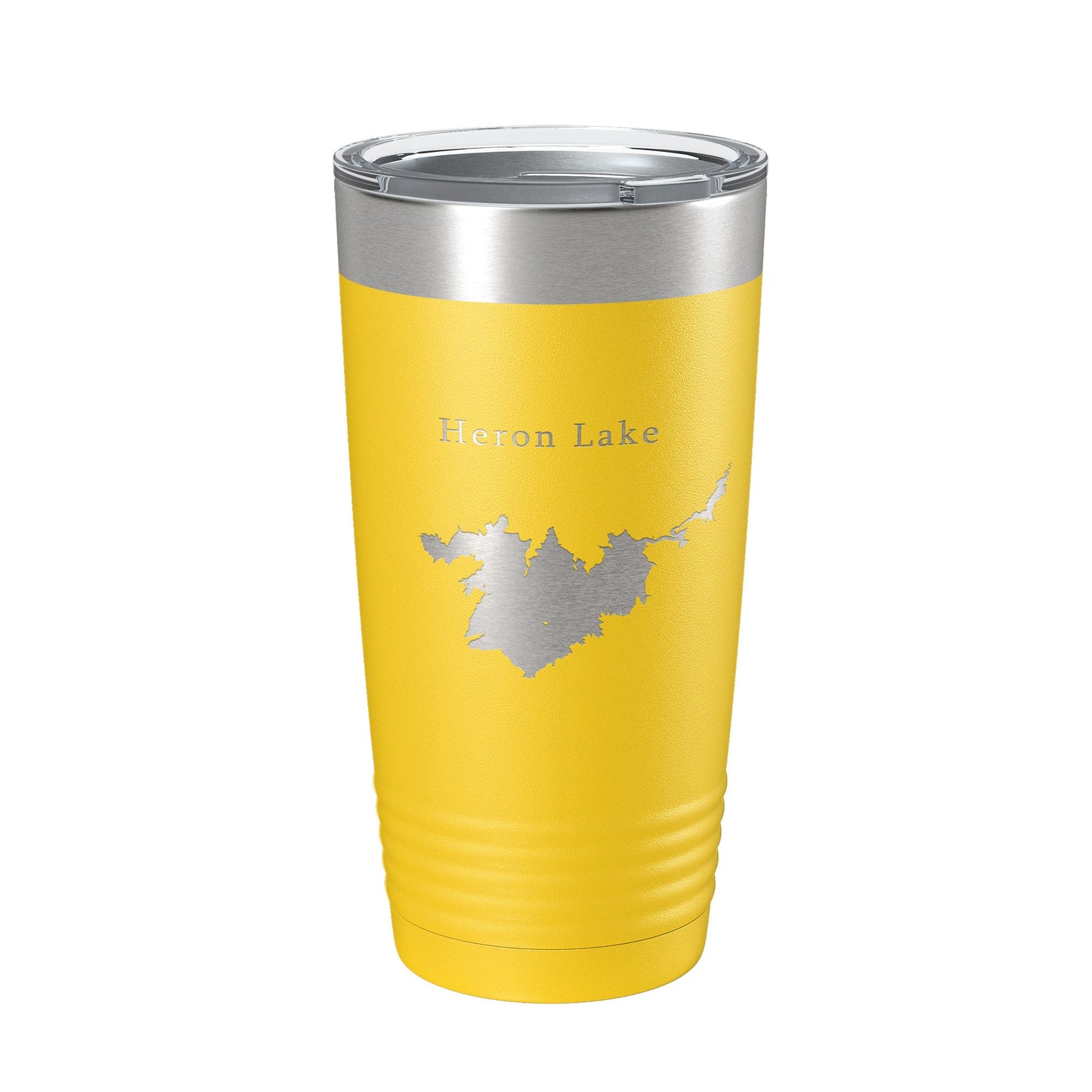 Heron Lake Map Tumbler Travel Mug Insulated Laser Engraved Coffee Cup New Mexico 20 oz-4
