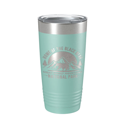 Black Bear Tumbler Great Smoky Mountains National Park Travel Mug Insulated Laser Engraved Coffee Cup GSMNP Gift 20 oz-12