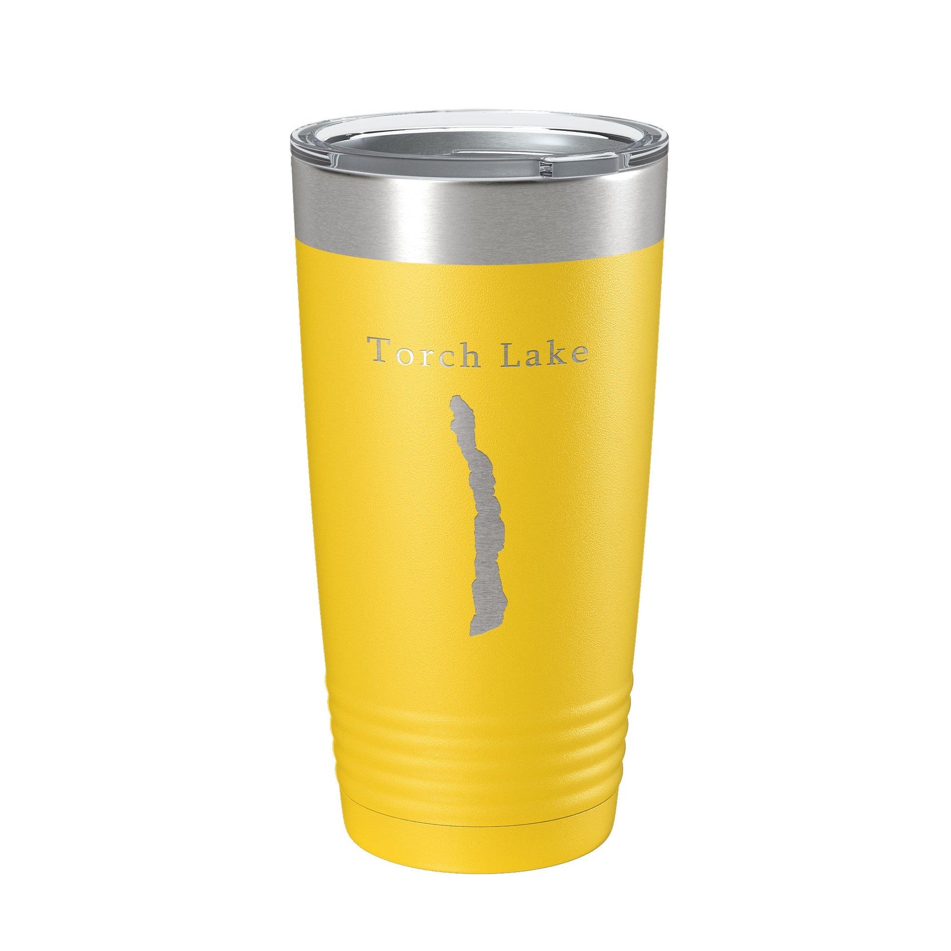 Torch Lake Map Tumbler Travel Mug Insulated Laser Engraved Coffee Cup Michigan 20 oz-4