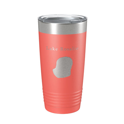 Lake Rosalie Map Tumbler Travel Mug Insulated Laser Engraved Coffee Cup Florida 20 oz-20