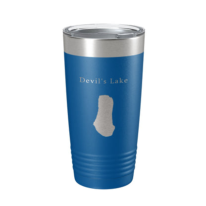 Devil's Lake Spirit Map Tumbler Travel Mug Insulated Laser Engraved Coffee Cup Baraboo Wisconsin 20 oz-6