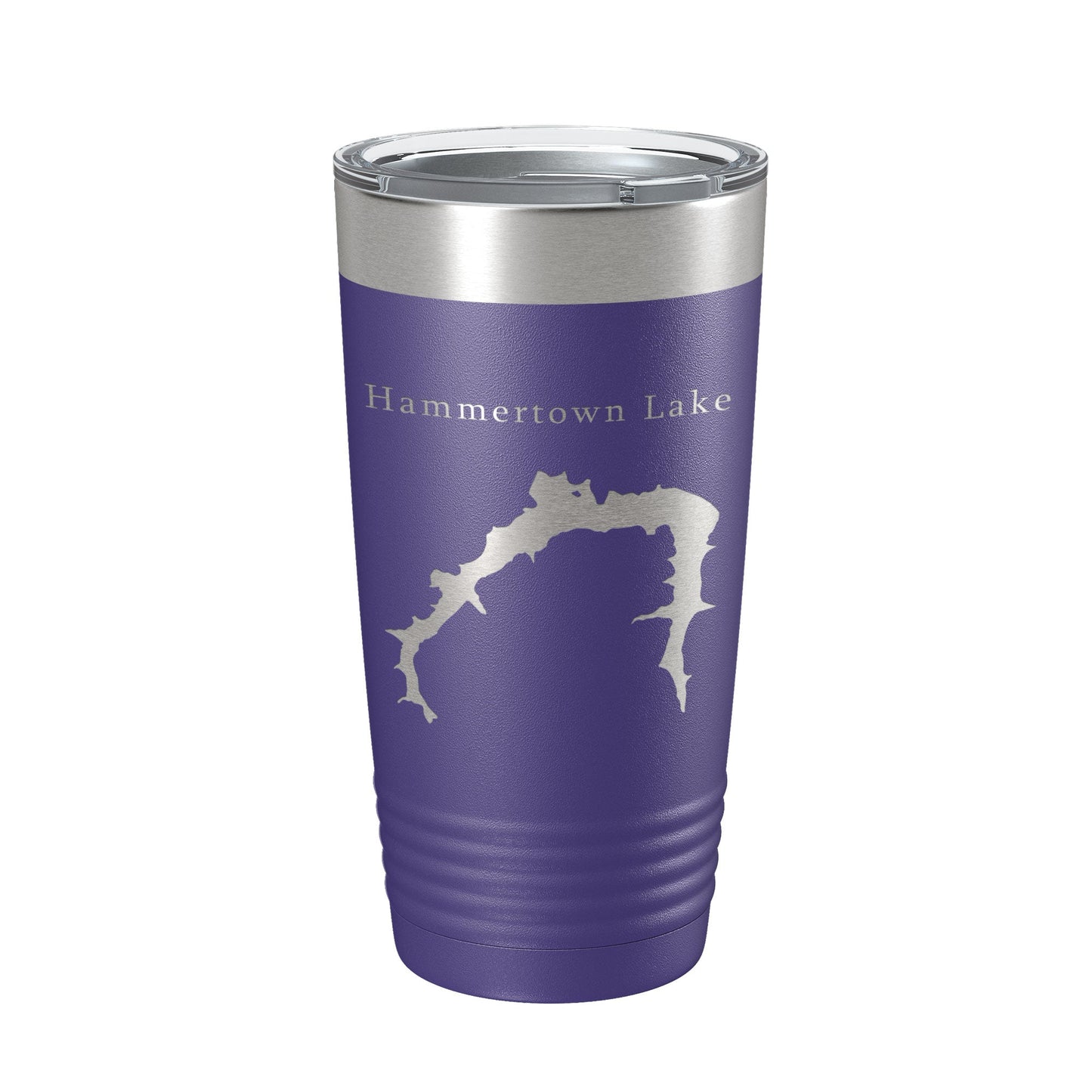 Hammertown Lake Map Tumbler Travel Mug Insulated Laser Engraved Coffee Cup Jackson City Reservoir Ohio 20 oz-15