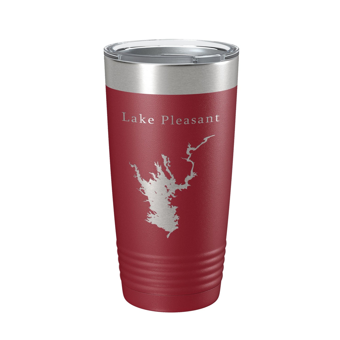 Lake Pleasant Map Tumbler Travel Mug Insulated Laser Engraved Coffee Cup Arizona 20 oz-18