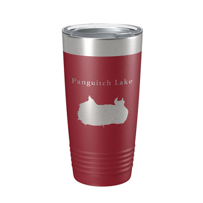 Panguitch Lake Map Tumbler Travel Mug Insulated Laser Engraved Coffee Cup Utah 20 oz-18