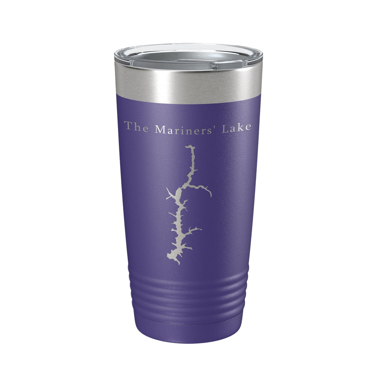 The Mariners' Lake Map Tumbler Travel Mug Insulated Laser Engraved Coffee Cup Virginia 20 oz-15