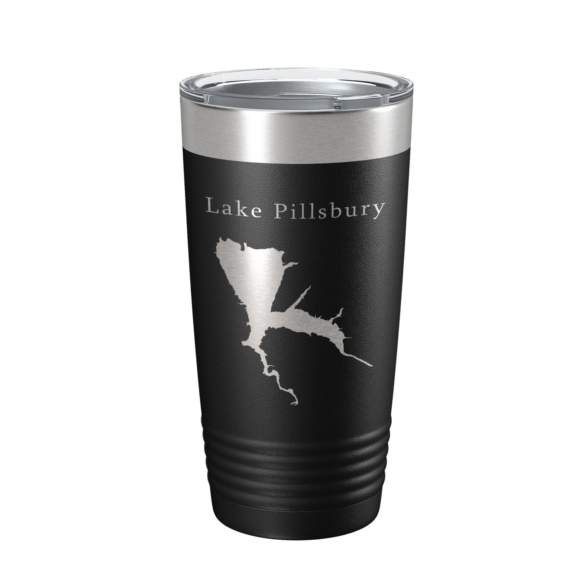Lake Pillsbury Map Tumbler Travel Mug Insulated Laser Engraved Coffee Cup California 20 oz-5