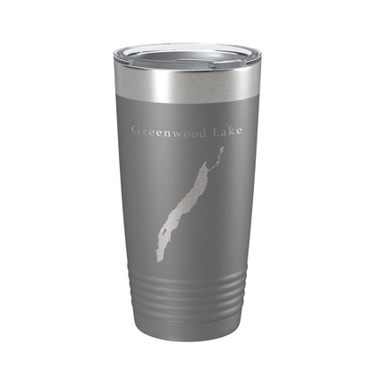 Greenwood Lake Map Tumbler Travel Mug Insulated Laser Engraved Coffee Cup New Jersey York 20 oz-16