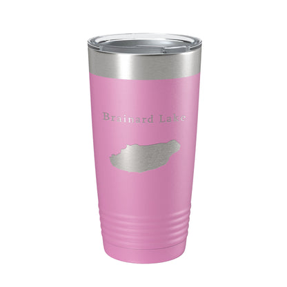 Brainard Lake Map Tumbler Travel Mug Insulated Laser Engraved Coffee Cup Colorado 20 oz-14