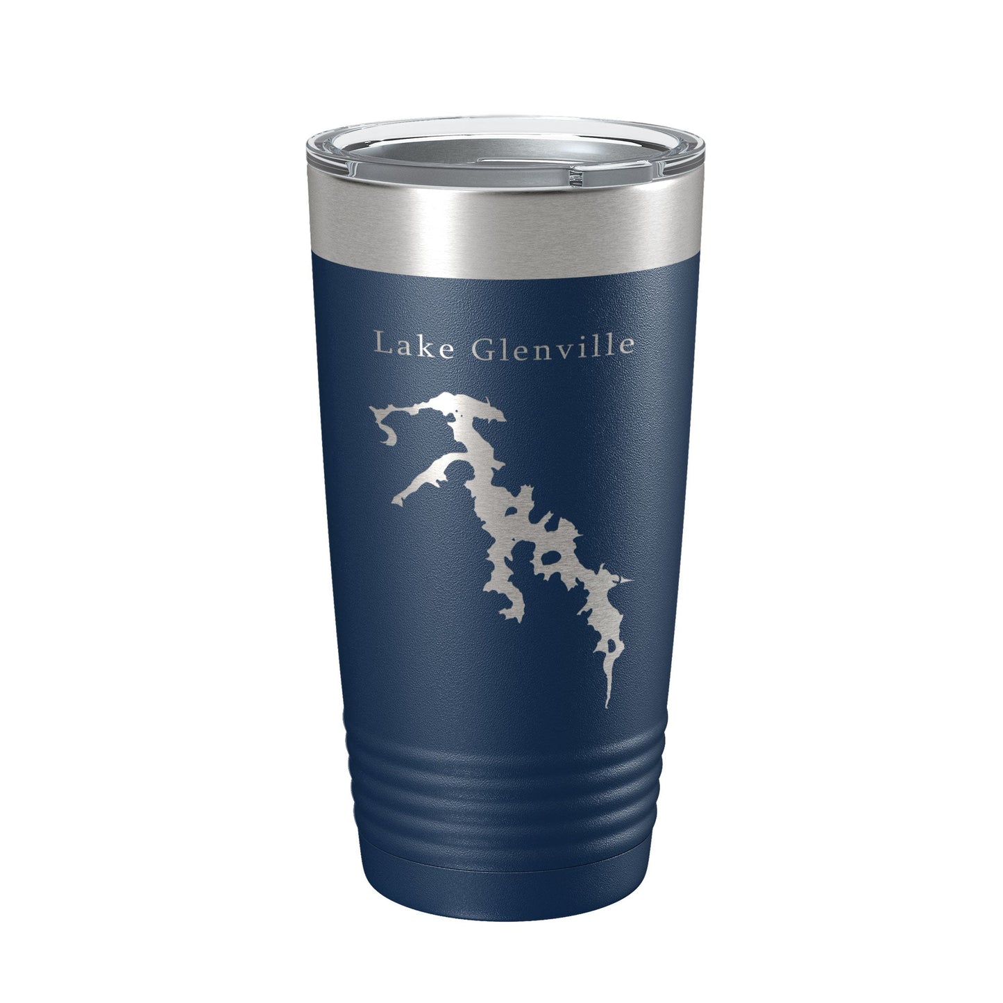 Lake Glenville Map Tumbler Travel Mug Insulated Laser Engraved Coffee Cup North Carolina 20 oz-8