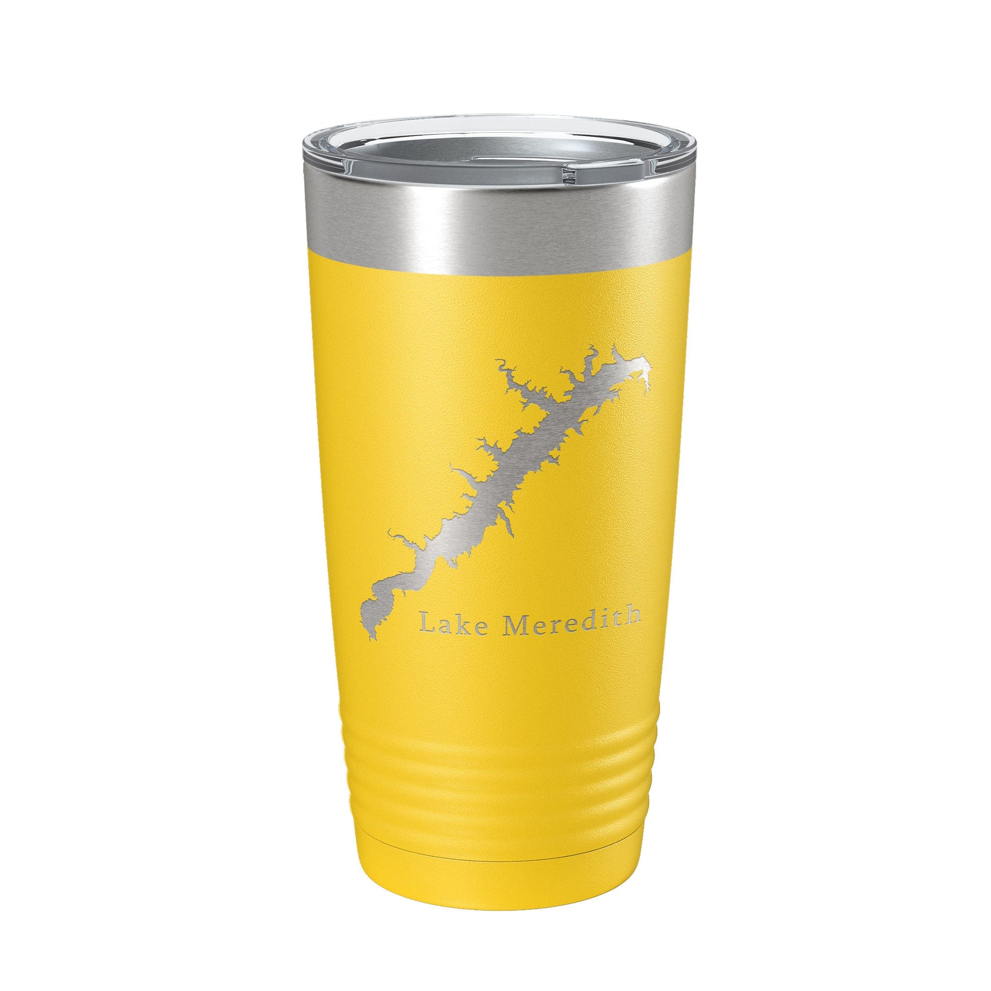 Lake Meredith Map Tumbler Travel Mug Insulated Laser Engraved Coffee Cup Texas 20 oz-4
