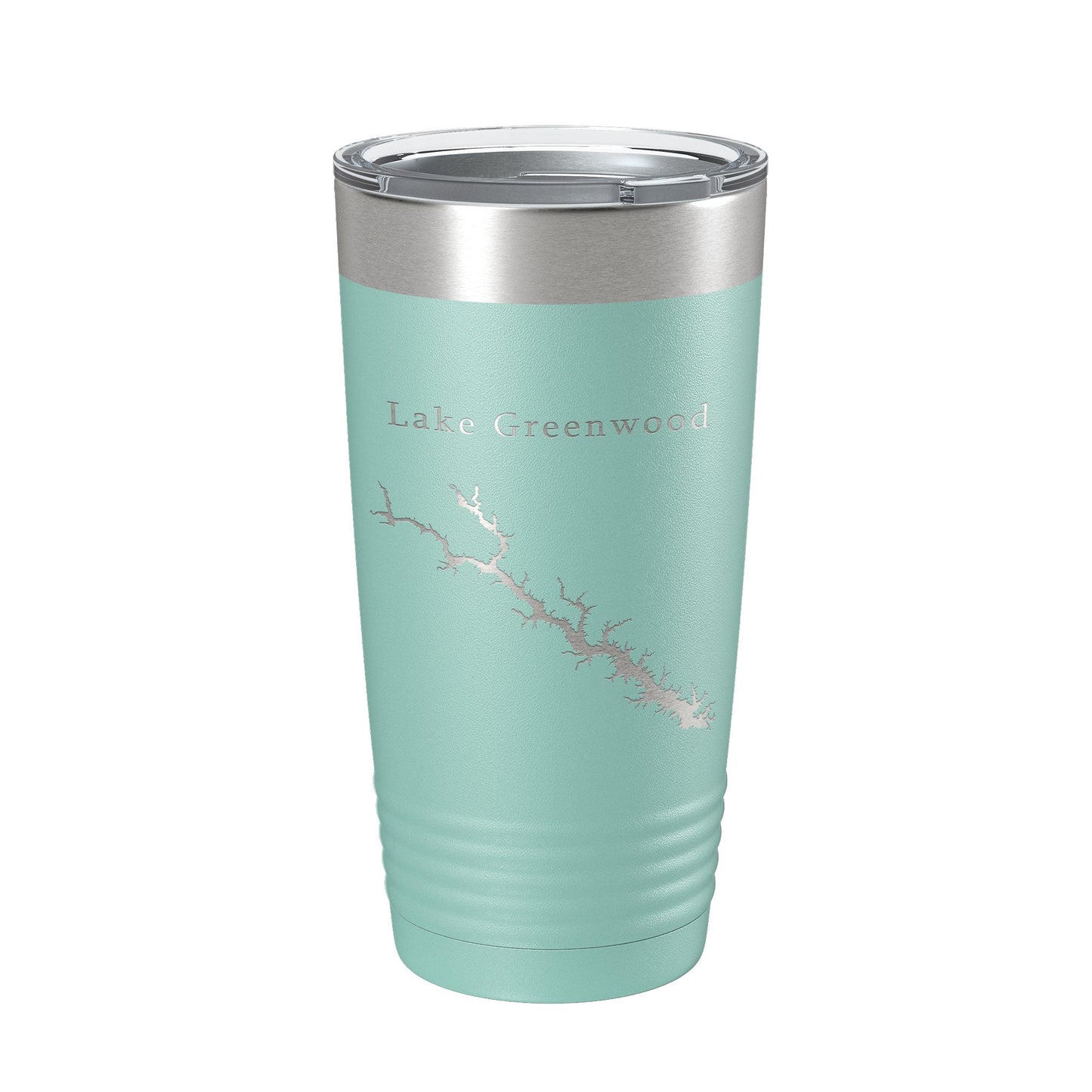 Lake Greenwood Map Tumbler Travel Mug Insulated Laser Engraved Coffee Cup South Carolina 20 oz-12