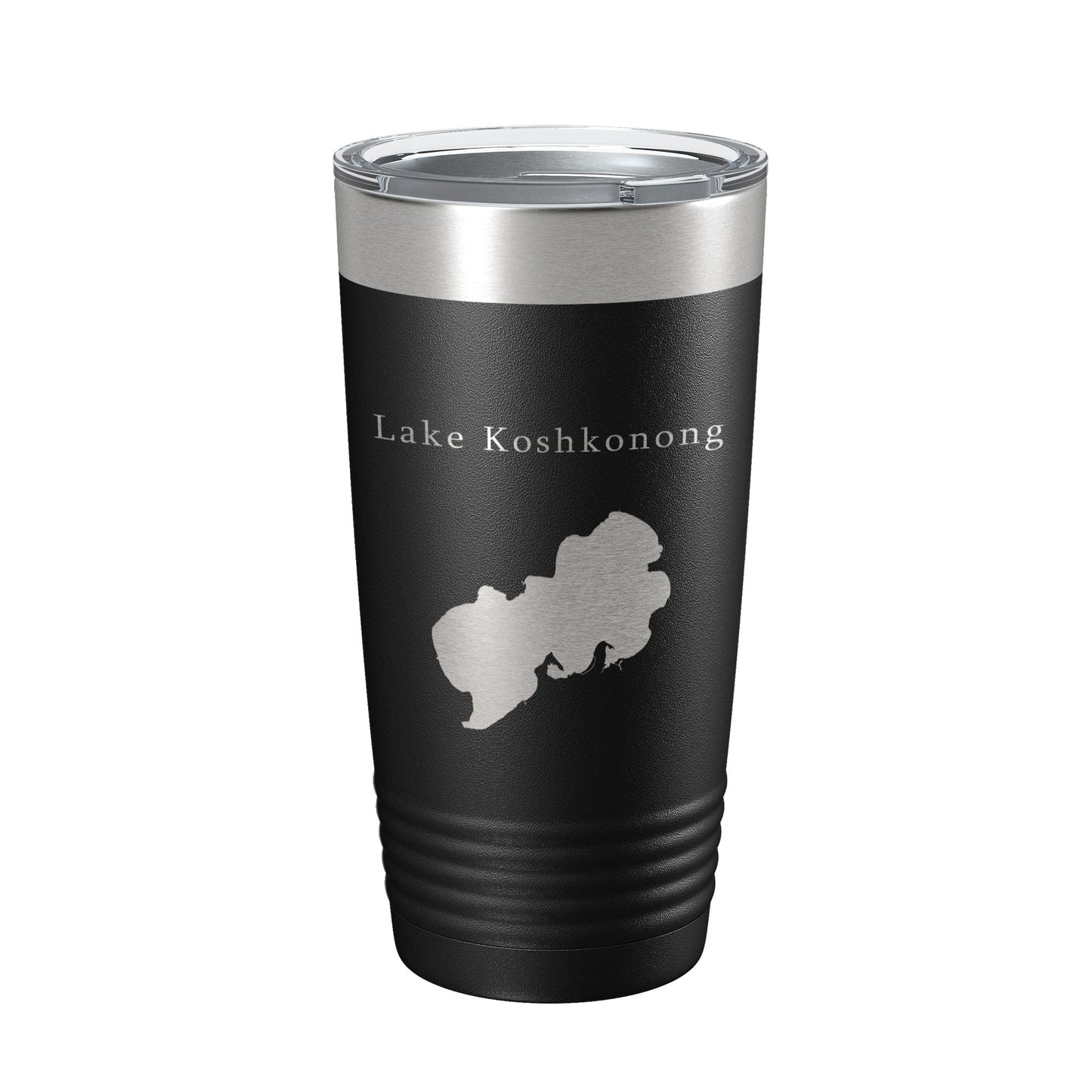 Lake Koshkonong Map Tumbler Travel Mug Insulated Laser Engraved Coffee Cup Wisconsin 20 oz-5