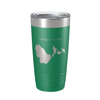 Ossipee Lake Map Tumbler Travel Mug Insulated Laser Engraved Coffee Cup New Hampshire 20 oz-9
