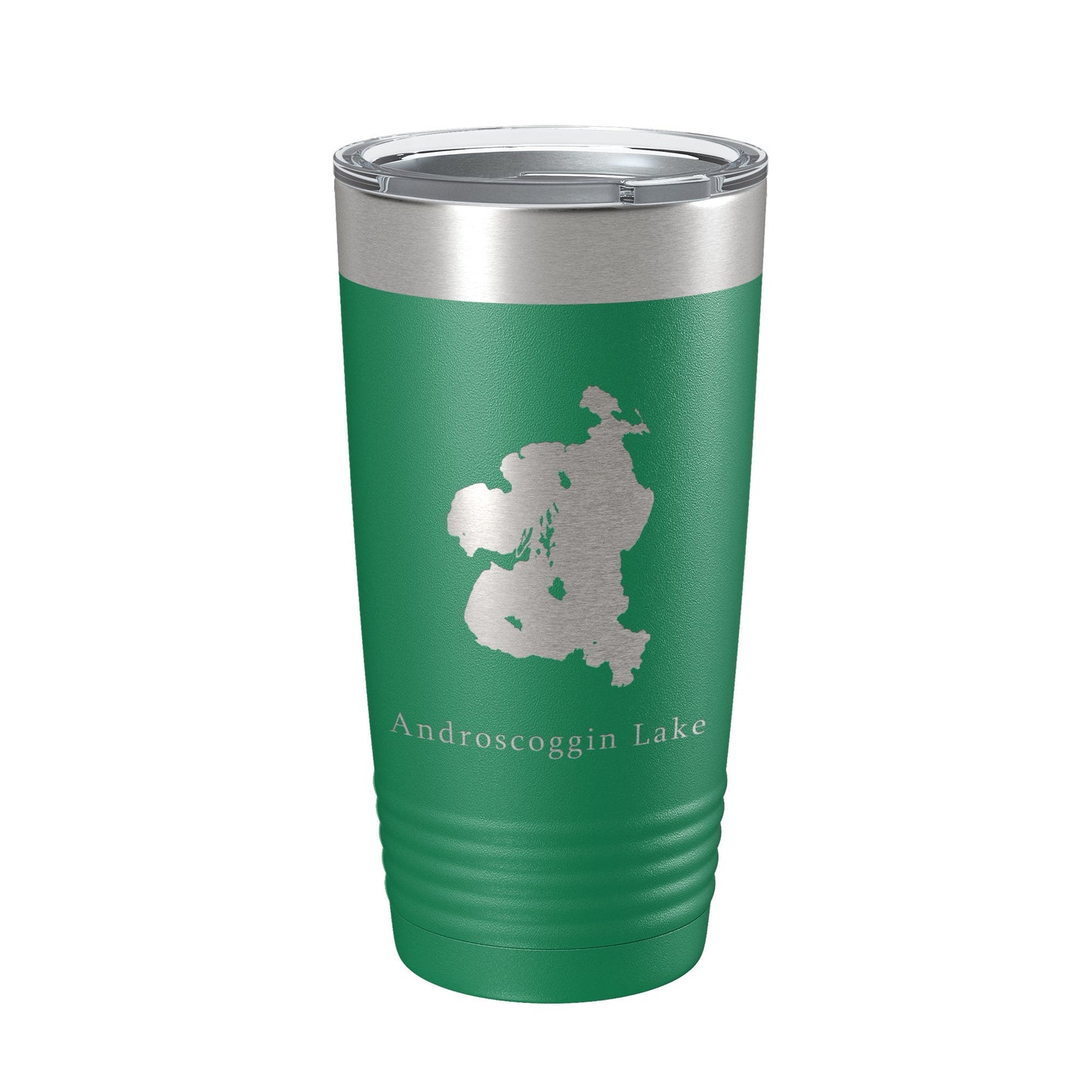 Androscoggin Lake Map Tumbler Travel Mug Insulated Laser Engraved Coffee Cup Maine 20 oz-9