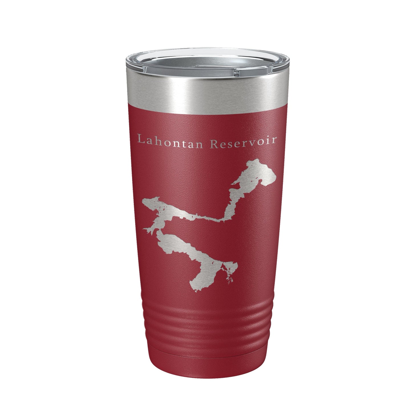 Lahontan Reservoir Tumbler Lake Map Travel Mug Insulated Laser Engraved Coffee Cup Nevada 20 oz-18