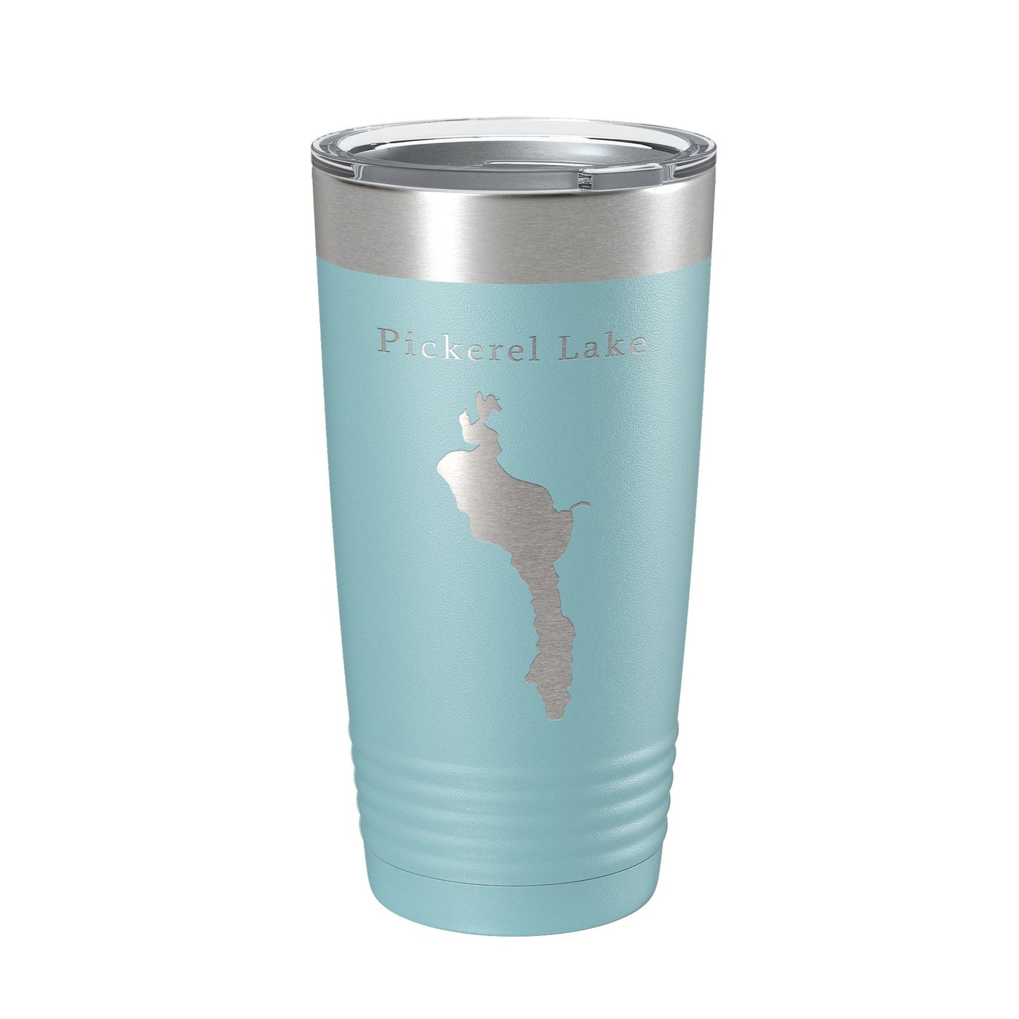 Pickerel Lake Map Tumbler Travel Mug Insulated Laser Engraved Coffee Cup South Dakota 20 oz-13