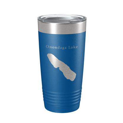 Onondaga Lake Map Tumbler Travel Mug Insulated Laser Engraved Coffee Cup Syracuse New York 20 oz-6