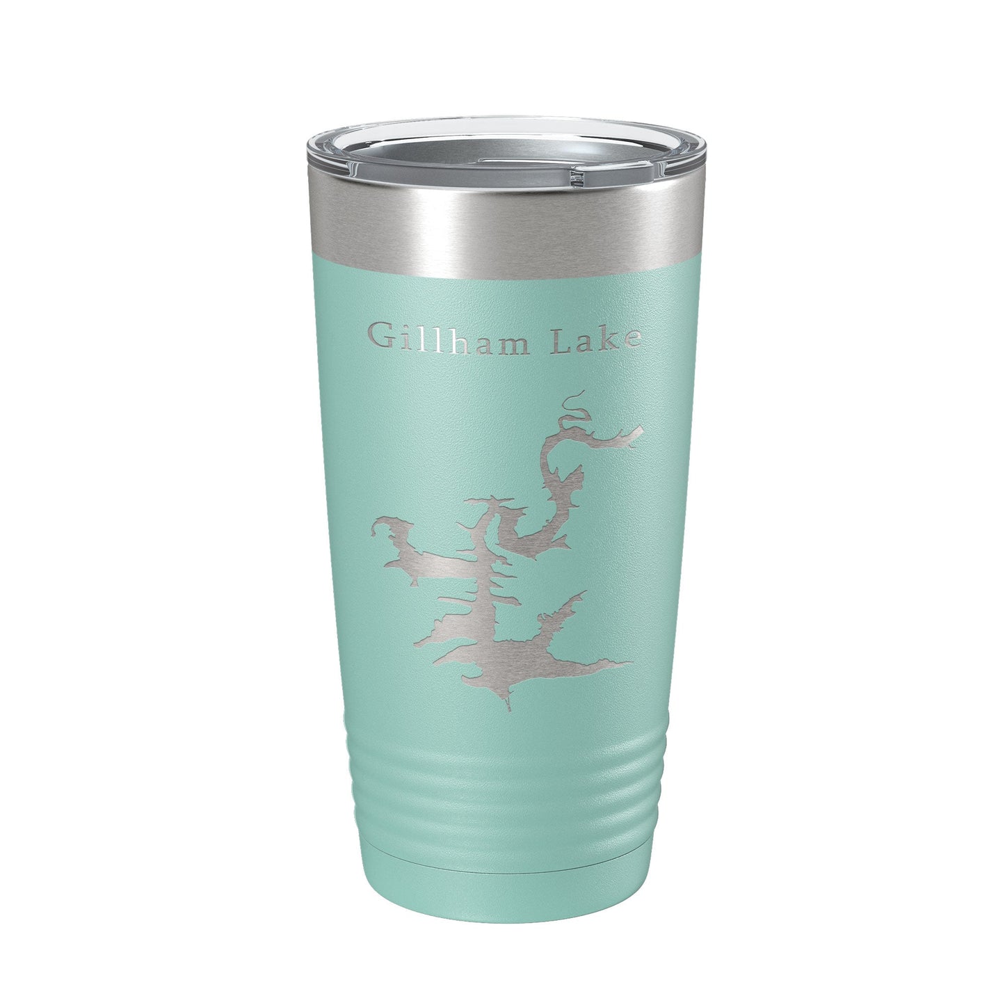 Gillham Lake Map Tumbler Travel Mug Insulated Laser Engraved Coffee Cup Arkansas 20 oz-12