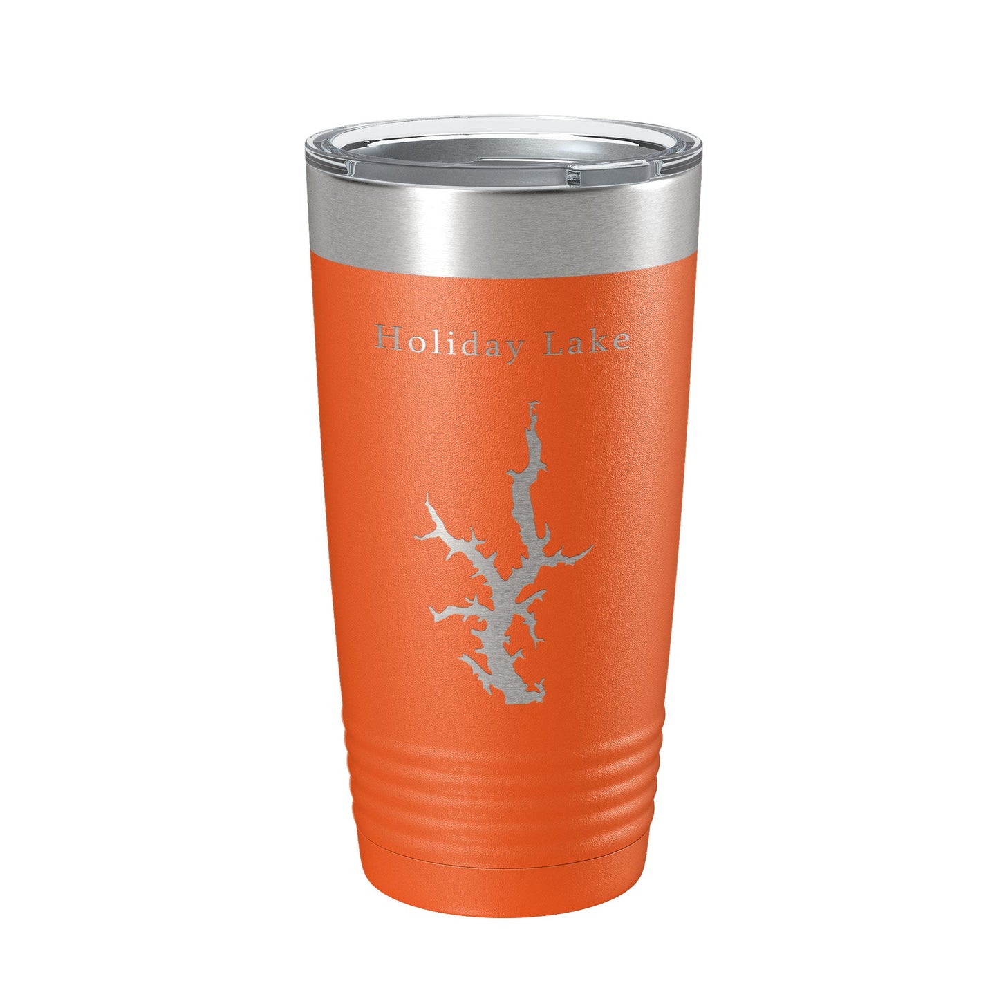 Holiday Lake Map Tumbler Travel Mug Insulated Laser Engraved Coffee Cup Illinois 20 oz-17