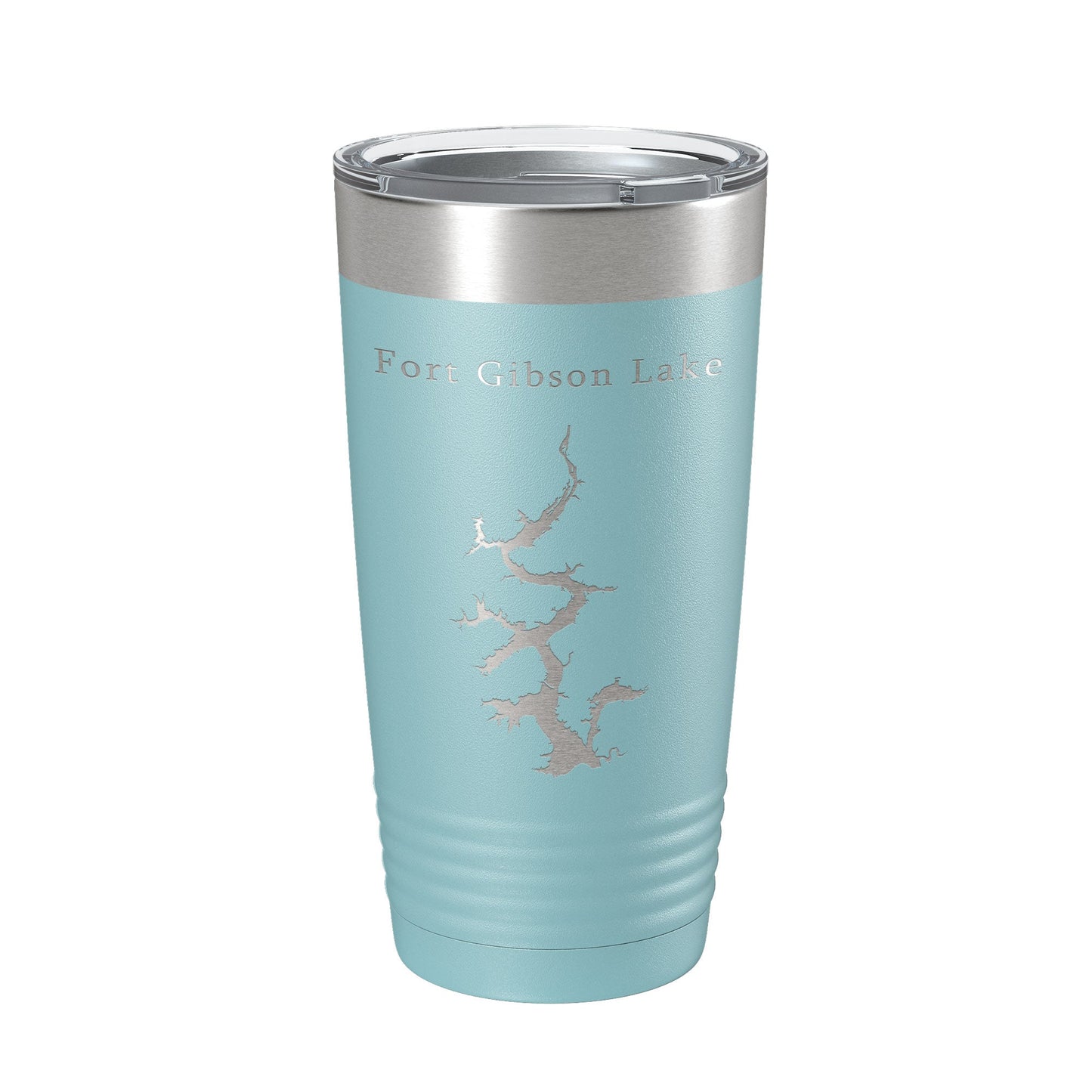 Fort Gibson Lake Map Tumbler Travel Mug Insulated Laser Engraved Coffee Cup Oklahoma 20 oz-13