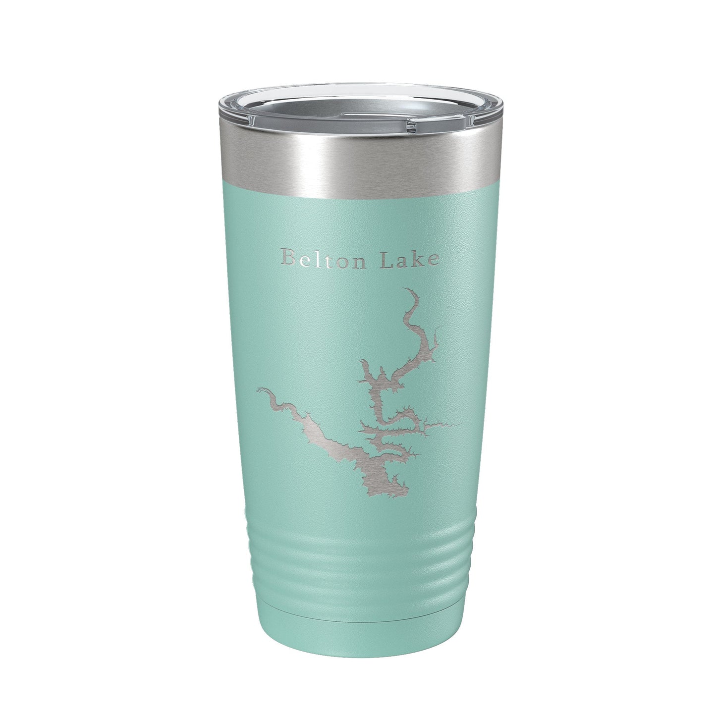 Belton Lake Map Tumbler Travel Mug Insulated Laser Engraved Coffee Cup Texas 20 oz-12