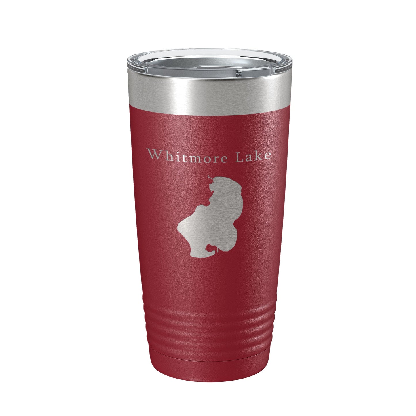 Whitmore Lake Map Tumbler Travel Mug Insulated Laser Engraved Coffee Cup Michigan 20 oz-18
