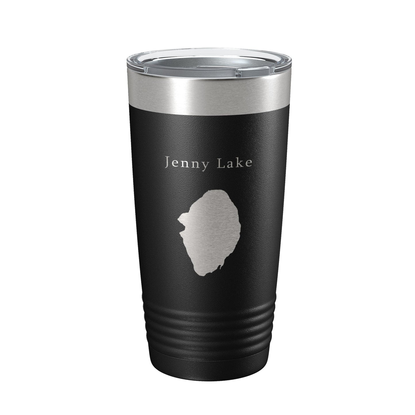 Jenny Lake Map Tumbler Travel Mug Insulated Laser Engraved Coffee Cup Grand Teton Wyoming 20 oz-5