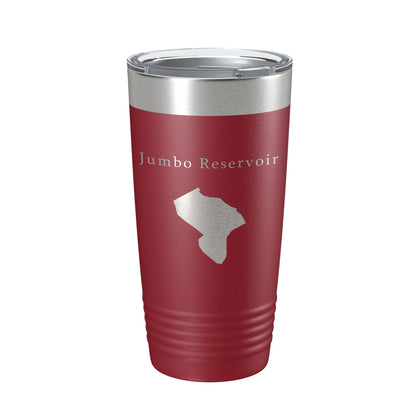 Jumbo Reservoir Tumbler Lake Map Travel Mug Insulated Laser Engraved Coffee Cup Colorado 20 oz-18