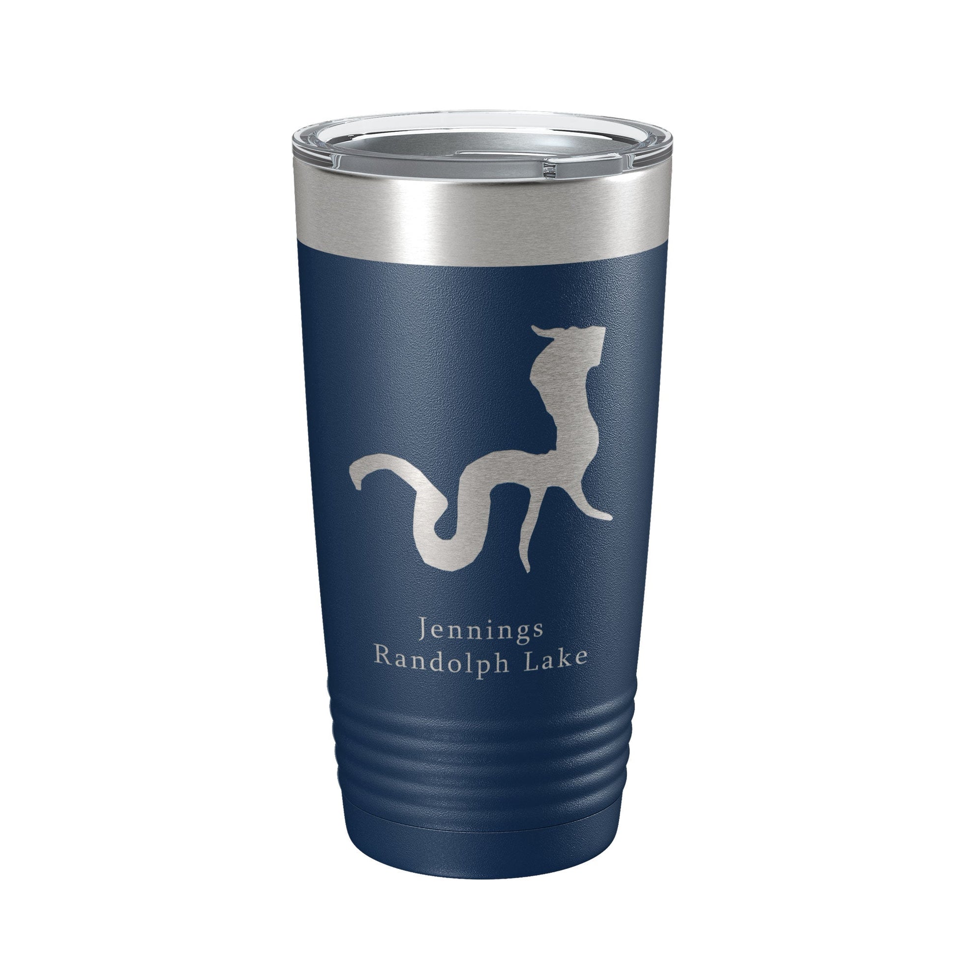 Jennings Randolph Lake Map Tumbler Travel Mug Insulated Laser Engraved Coffee Cup Maryland 20 oz-2
