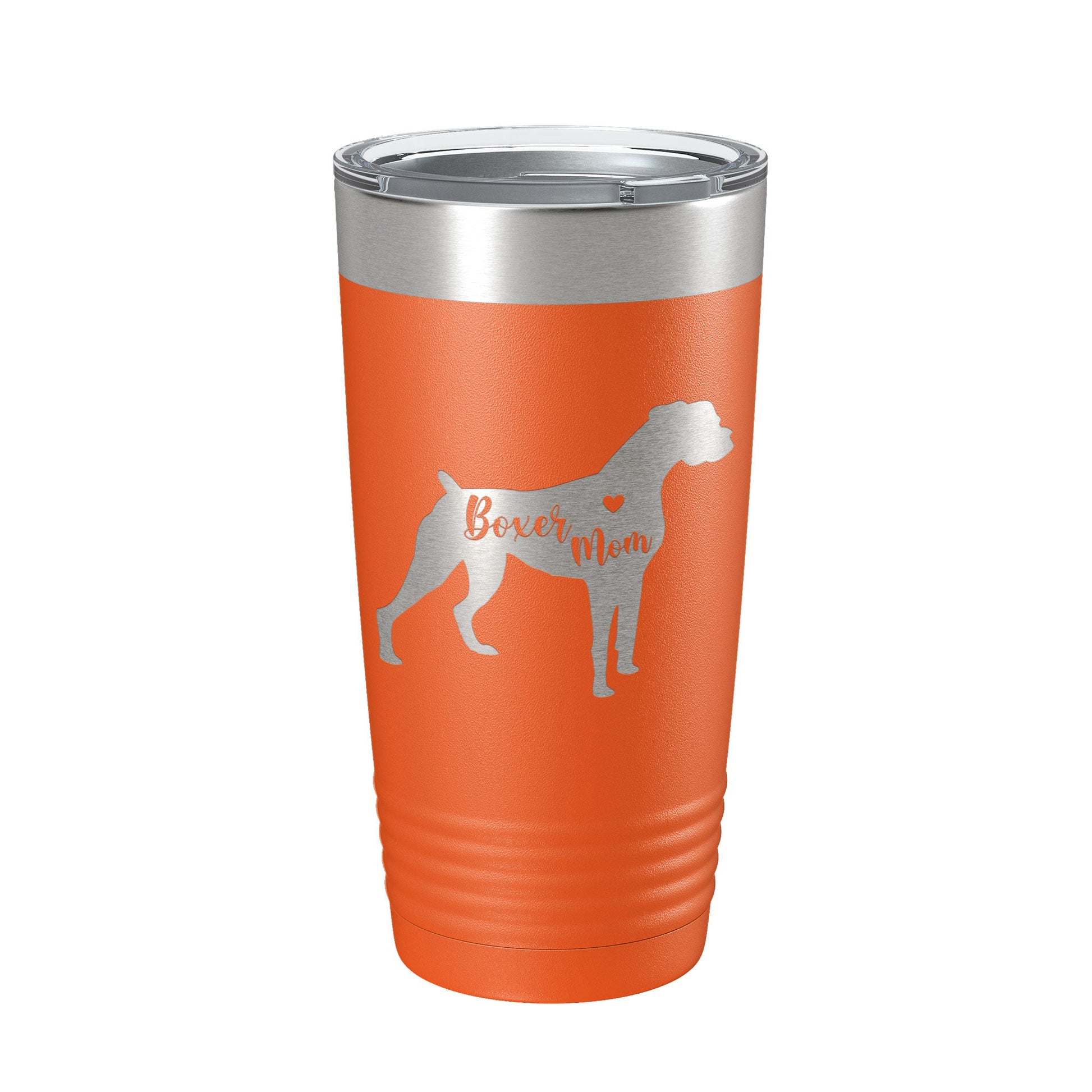 Boxer Mom Tumbler Dog Travel Mug Gift Insulated Laser Engraved Coffee Cup 20 oz-4