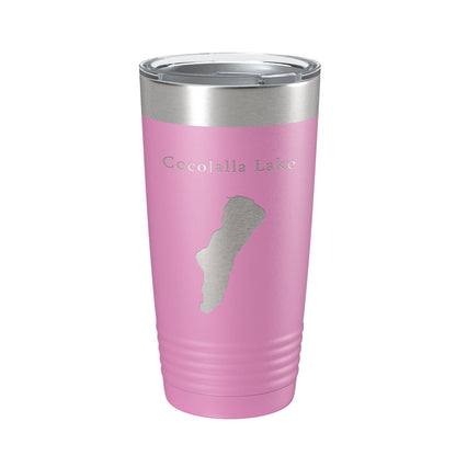 Cocolalla Lake Map Tumbler Travel Mug Insulated Laser Engraved Coffee Cup Idaho 20 oz-14