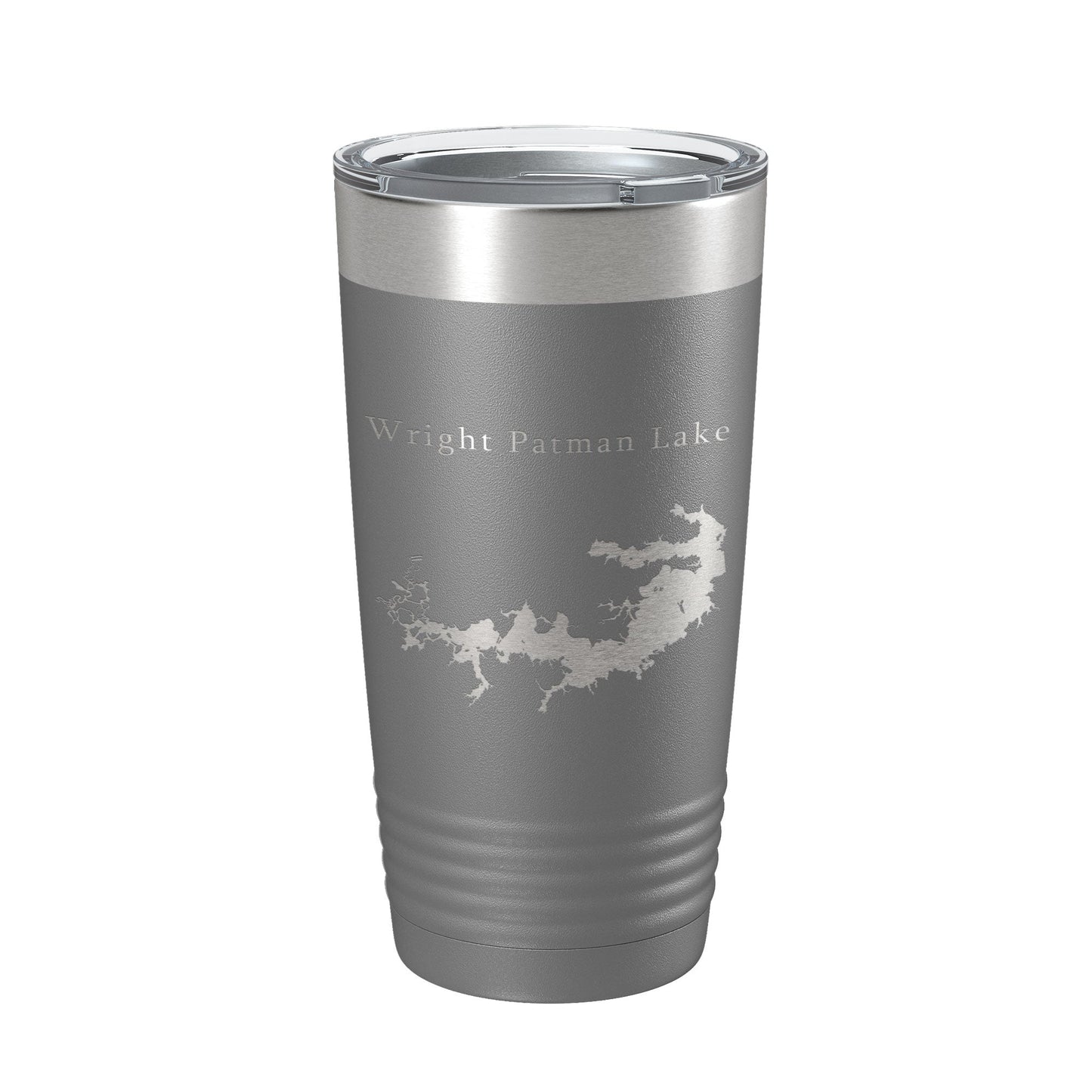 Wright Patman Lake Map Tumbler Travel Mug Insulated Laser Engraved Coffee Cup Texas 20 oz-16