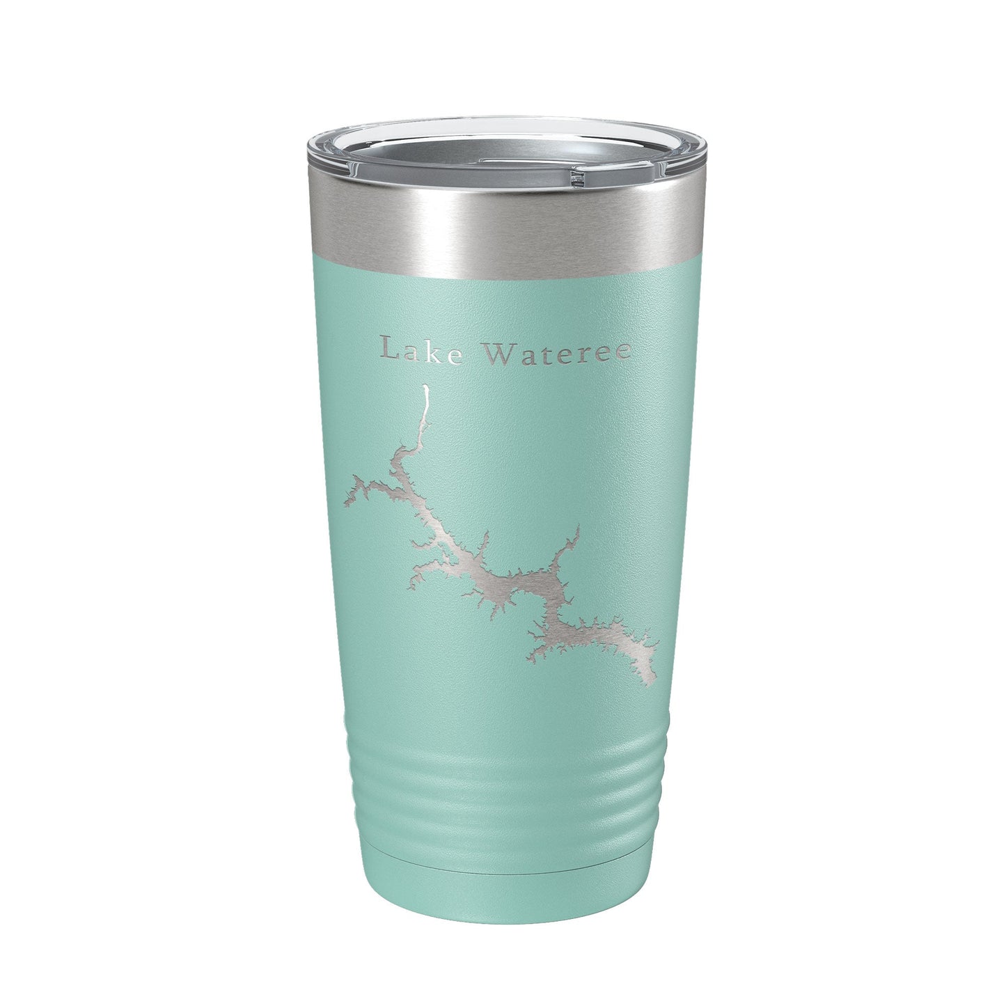 Lake Wateree Stumpy Pond Map Tumbler Travel Mug Insulated Laser Engraved Coffee Cup South Carolina 20 oz-12