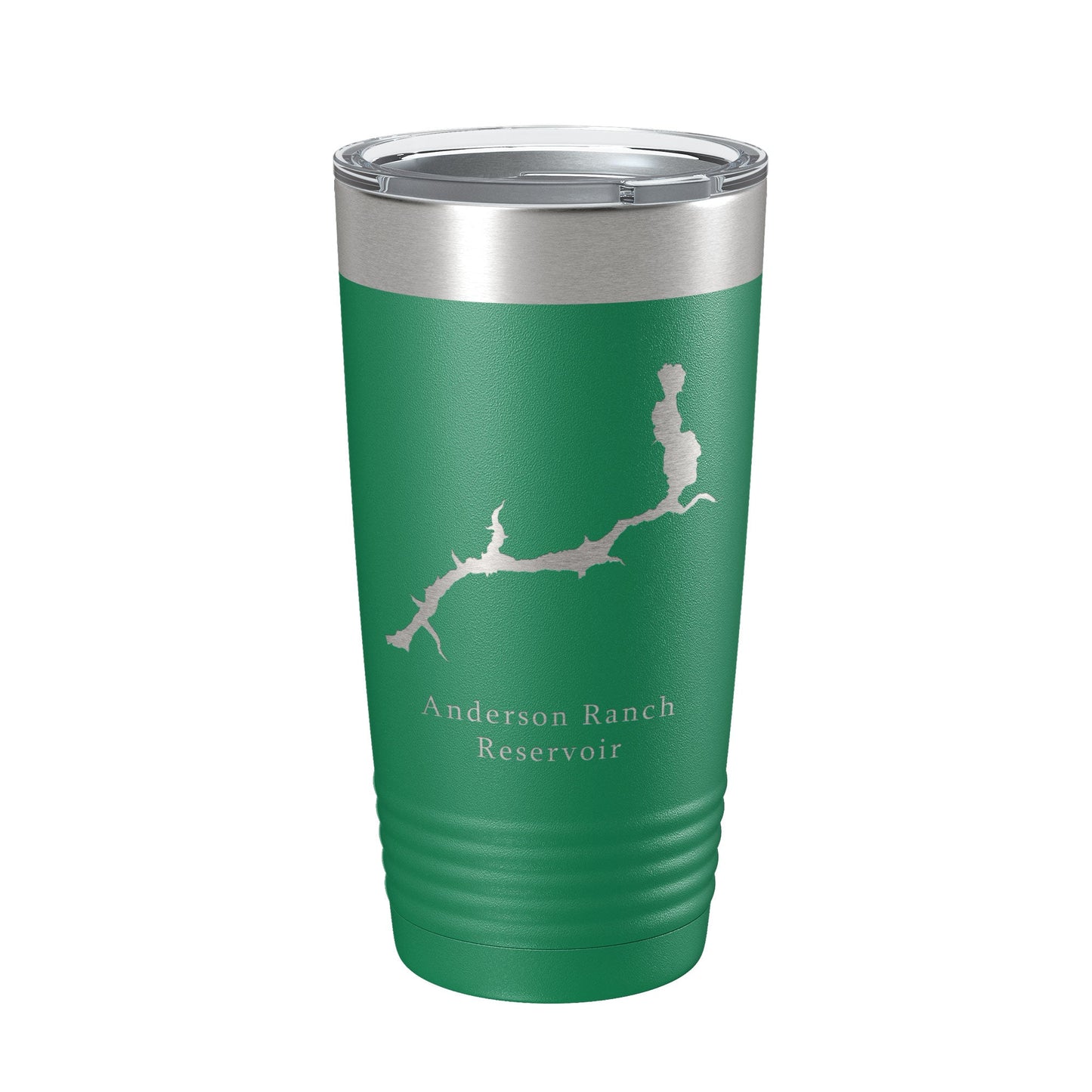 Anderson Ranch Reservoir Tumbler Lake Map Travel Mug Insulated Laser Engraved Coffee Cup South Fork Boise River Idaho 20 oz-9
