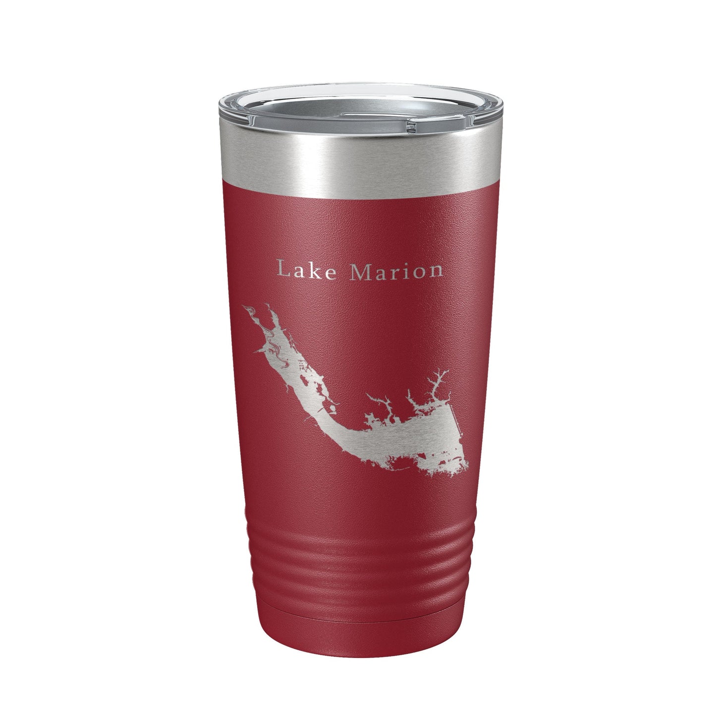 Lake Marion Map Tumbler Travel Mug Insulated Laser Engraved Coffee Cup South Carolina 20 oz-18