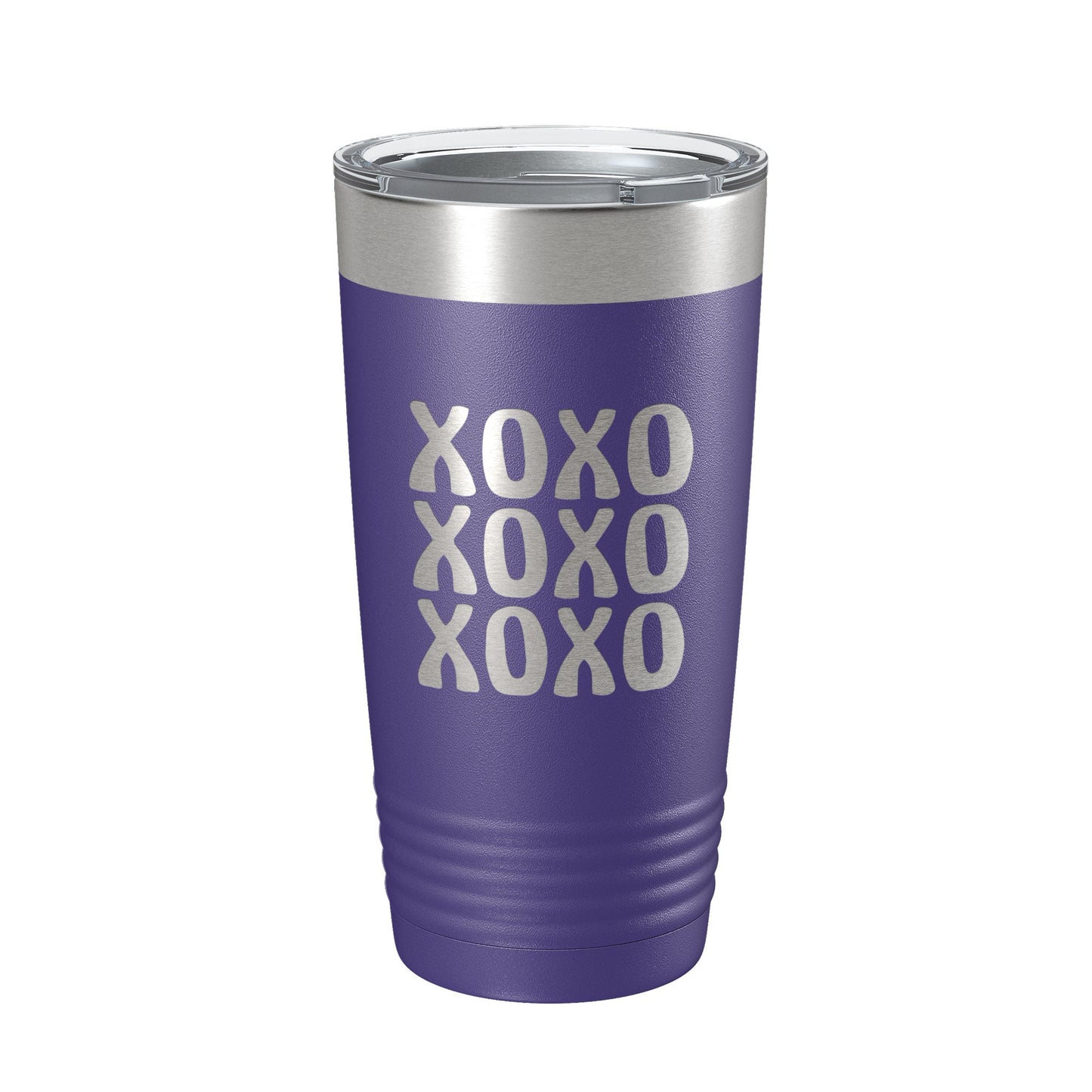 XOXO Tumbler Hugs And Kisses Travel Mug Insulated Laser Engraved Coffee Cup 20 oz-15
