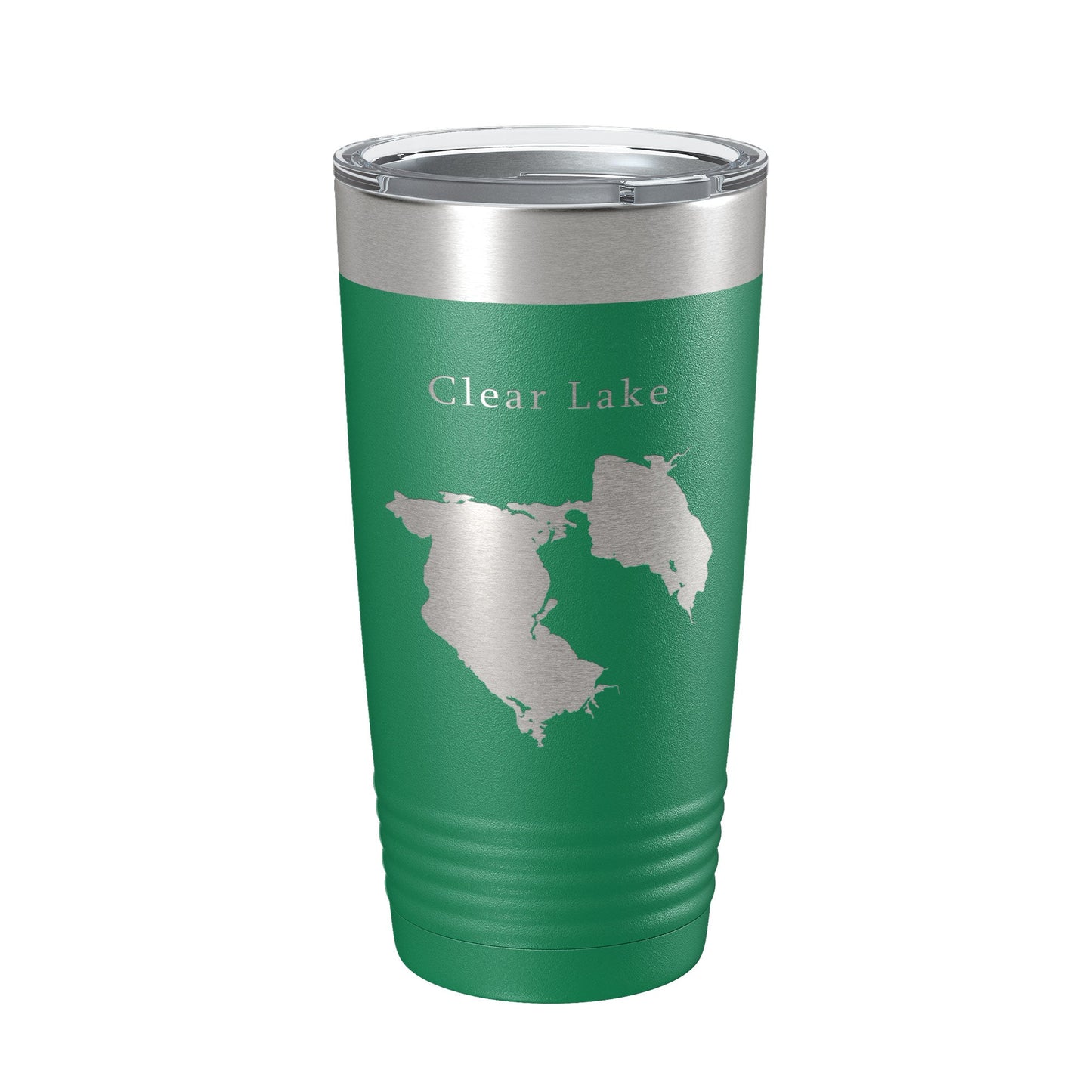 Clear Lake Reservoir Map Tumbler Travel Mug Insulated Laser Engraved Coffee Cup California 20 oz-9