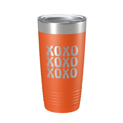 XOXO Tumbler Hugs And Kisses Travel Mug Insulated Laser Engraved Coffee Cup 20 oz-17