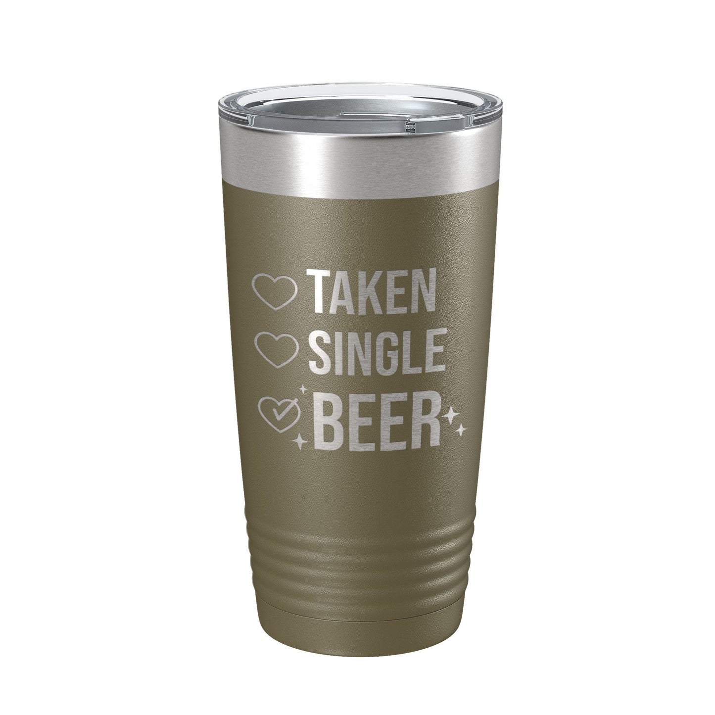 Valentine's Day Funny Tumbler Checklist Galentine's Gift Travel Mug Taken Single Beer Insulated Laser Engraved Coffee Cup 20 oz-21