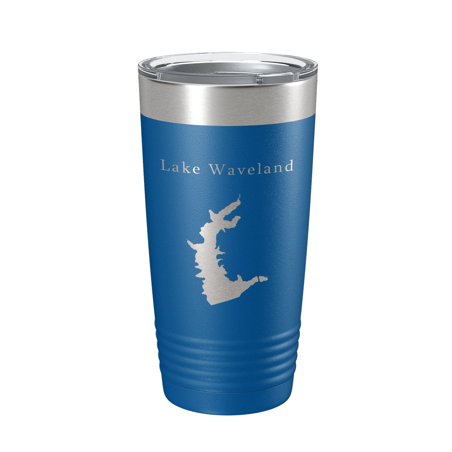 Lake Waveland Map Tumbler Travel Mug Insulated Laser Engraved Coffee Cup Indiana 20 oz-6
