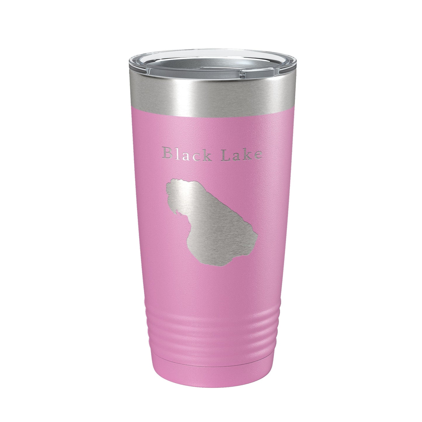 Black Lake Map Tumbler Travel Mug Insulated Laser Engraved Coffee Cup Michigan 20 oz-14