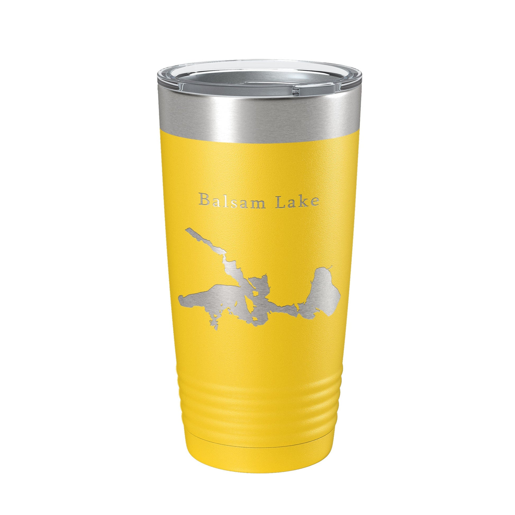 Balsam Lake Map Tumbler Travel Mug Insulated Laser Engraved Coffee Cup Wisconsin 20 oz-4