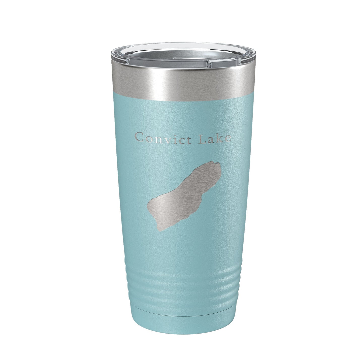 Convict Lake Map Tumbler Travel Mug Insulated Laser Engraved Coffee Cup California 20 oz-13