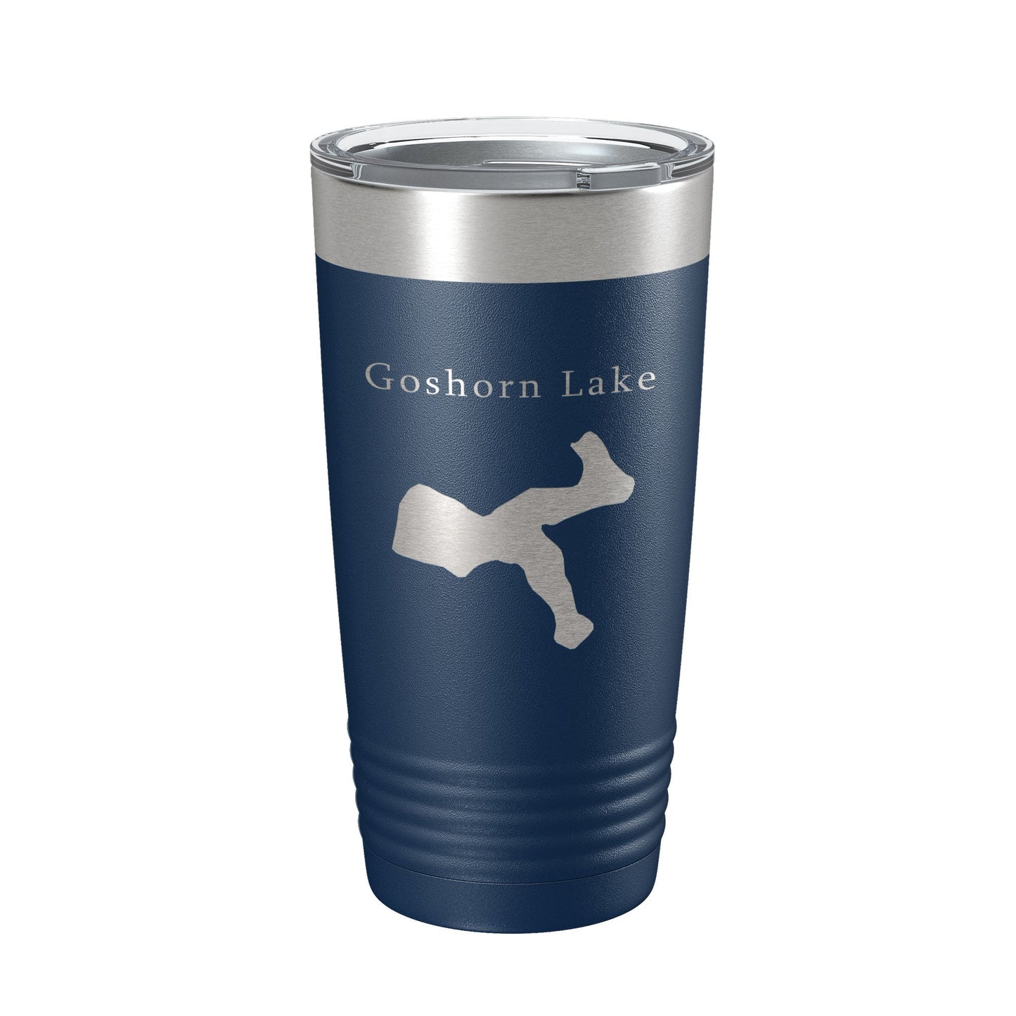 Goshorn Lake Map Tumbler Travel Mug Insulated Laser Engraved Coffee Cup Michigan 20 oz-2
