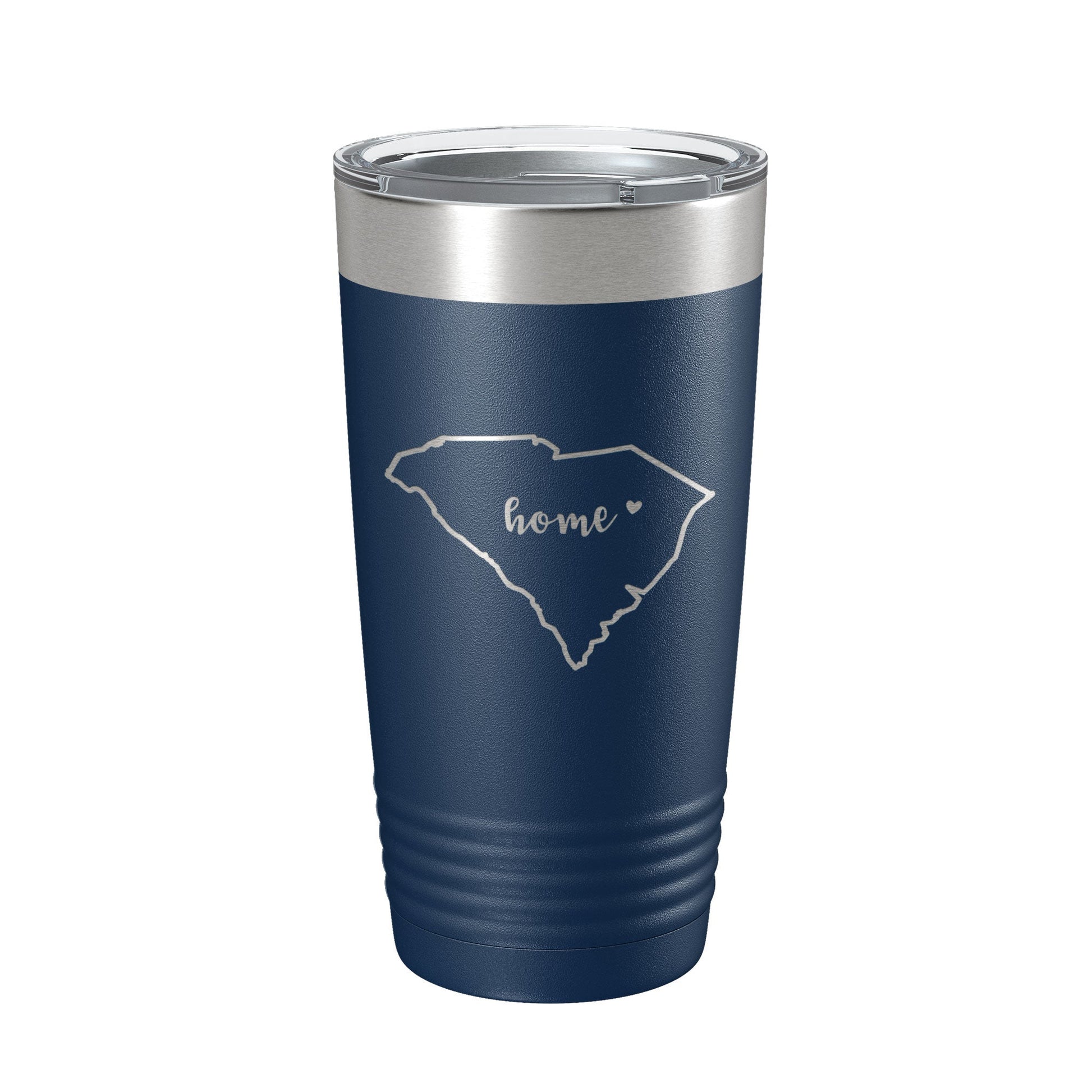 South Carolina Tumbler Home State Travel Mug Insulated Laser Engraved Map Coffee Cup 20 oz-2