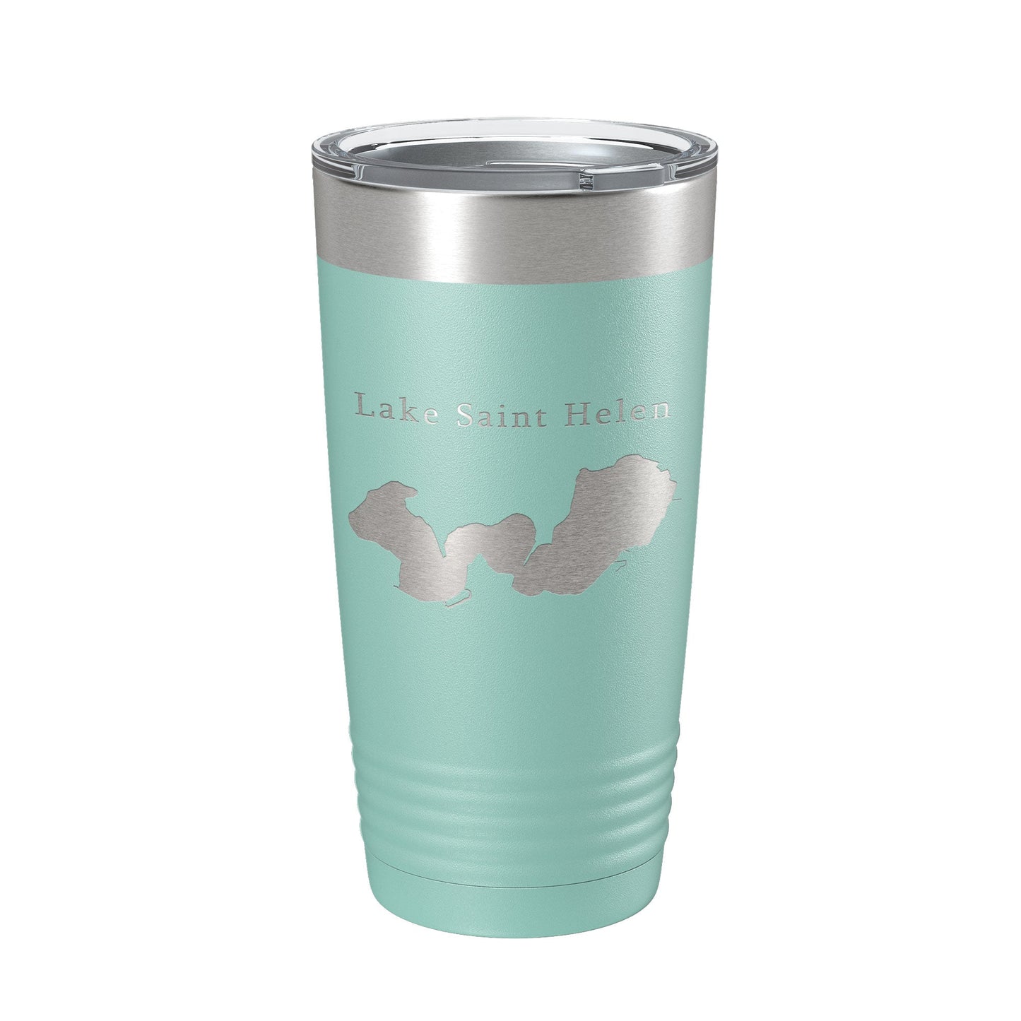 Lake Saint Helen Map Tumbler Travel Mug Insulated Laser Engraved Coffee Cup Michigan 20 oz-12