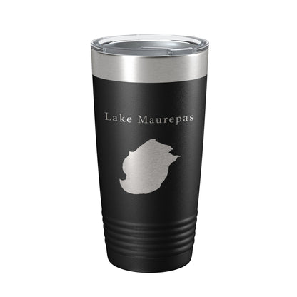 Lake Maurepas Map Tumbler Travel Mug Insulated Laser Engraved Coffee Cup Louisiana 20 oz-5