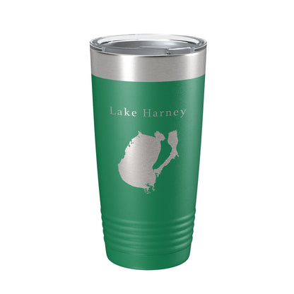 Lake Harney Map Tumbler Travel Mug Insulated Laser Engraved Coffee Cup Florida 20 oz-9